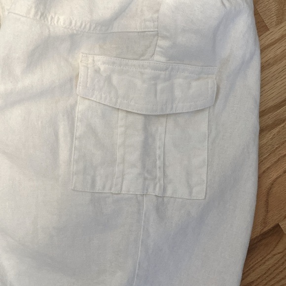 Women Within Linen Blend Shorts Womens 26W Cargo Beach Coastal Summer 11’inseam - Picture 6 of 12